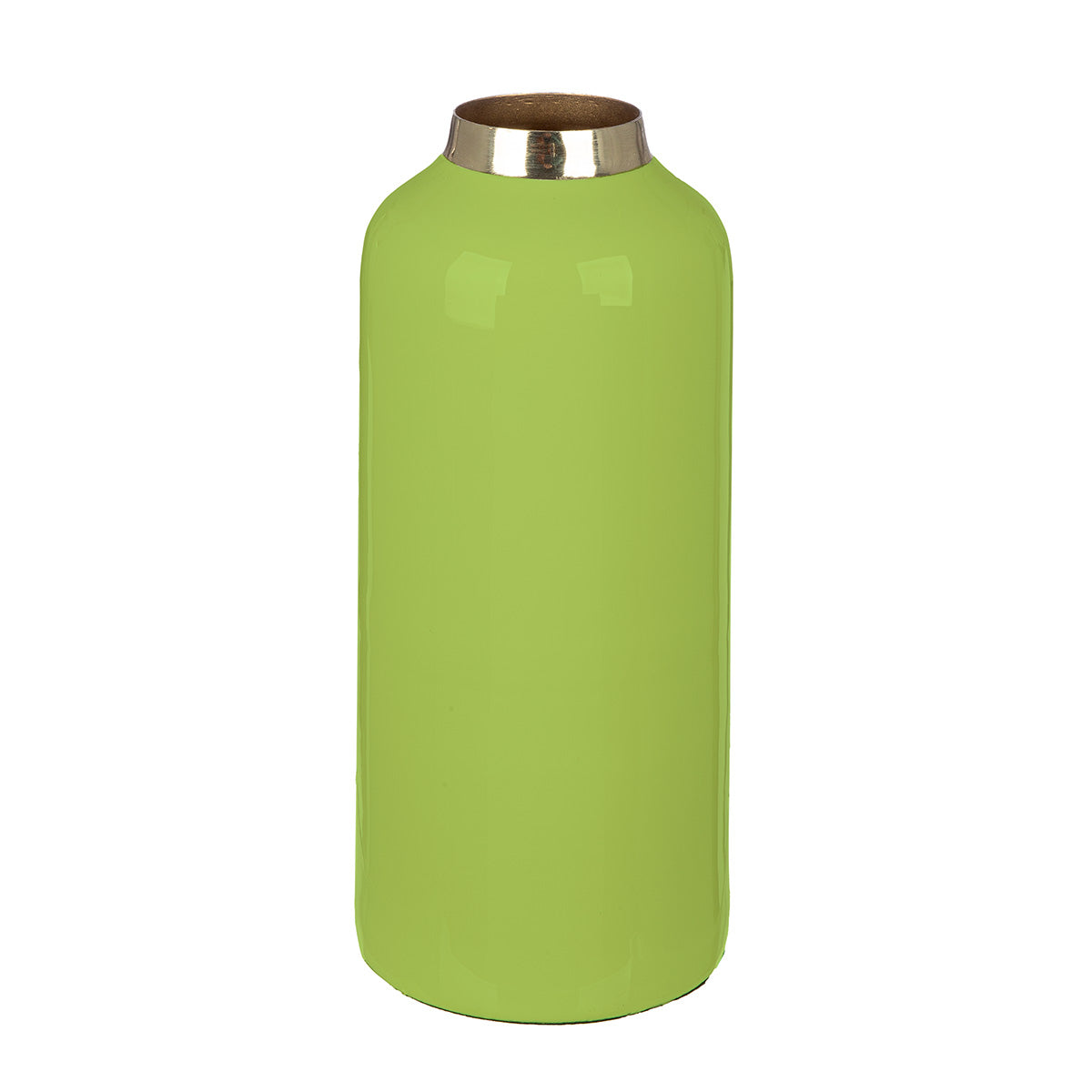 Roro Metalen Vaas Crème-Groen 20 cm