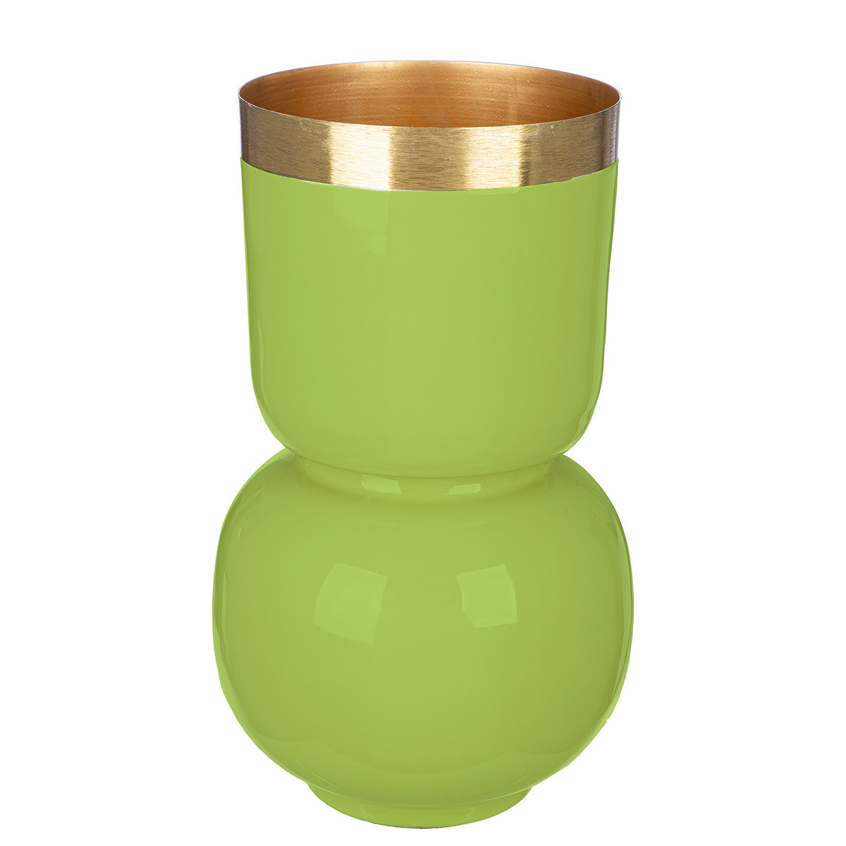 Roro Groene Metalen Vaas 31.5 cm