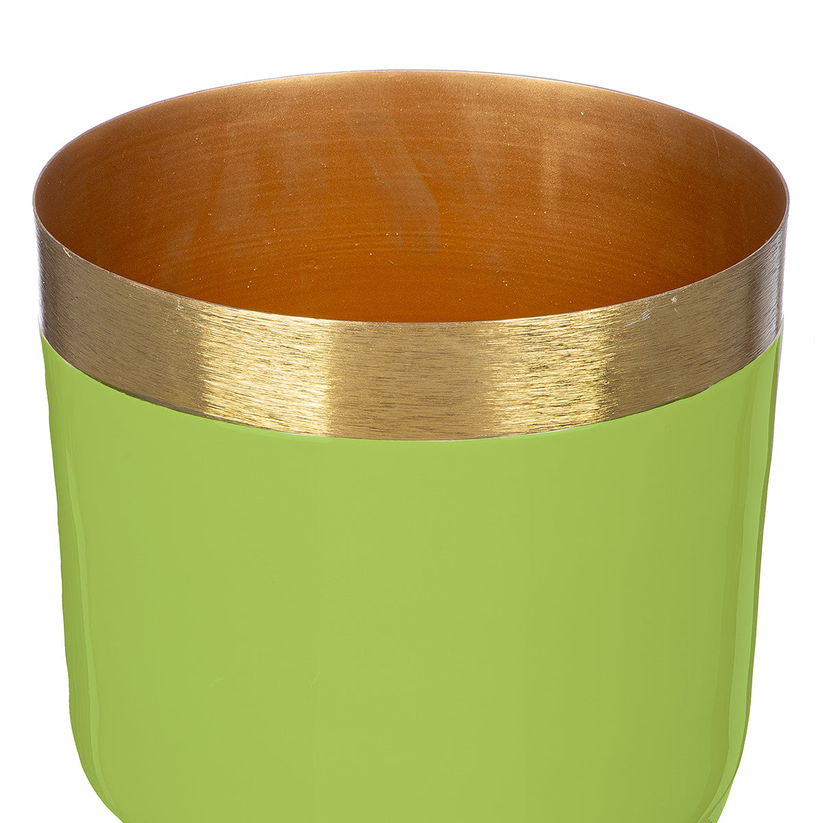 Roro Groene Metalen Vaas 31.5 cm