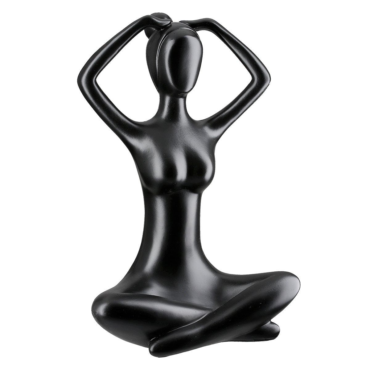 Meditation Vrouwenfiguur Zwart