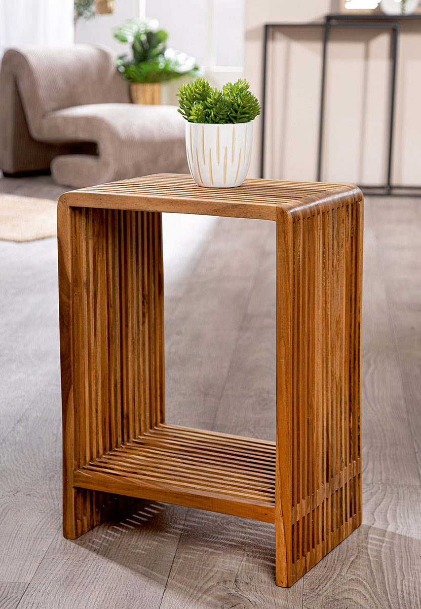 Cali Houten Bijzettafel