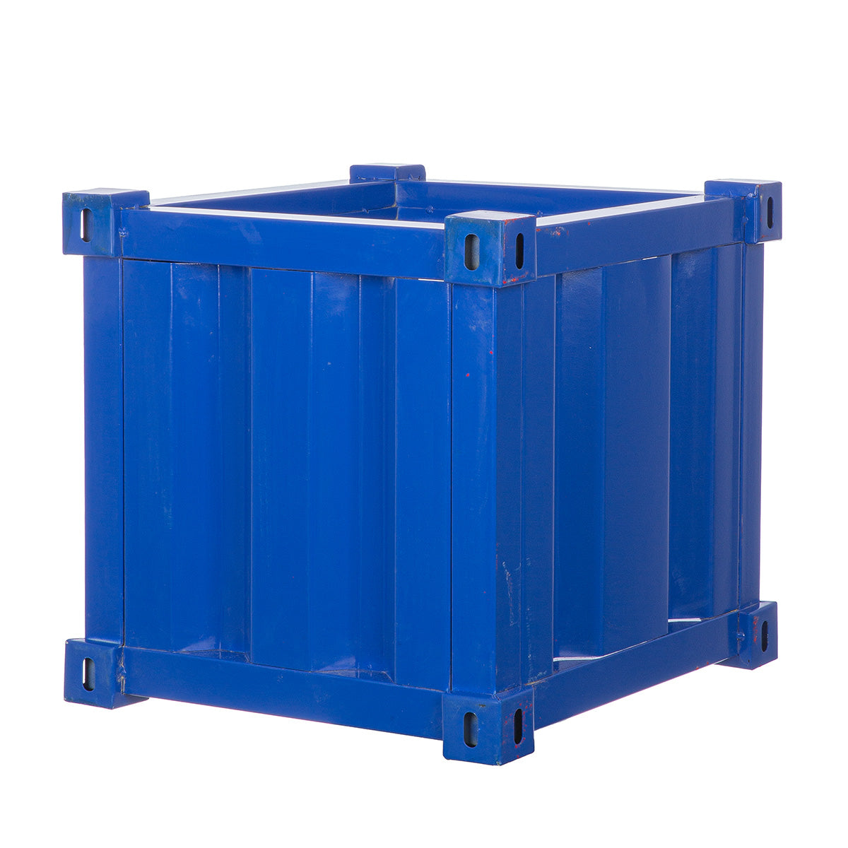 Container Metalen Wandplank Blauw