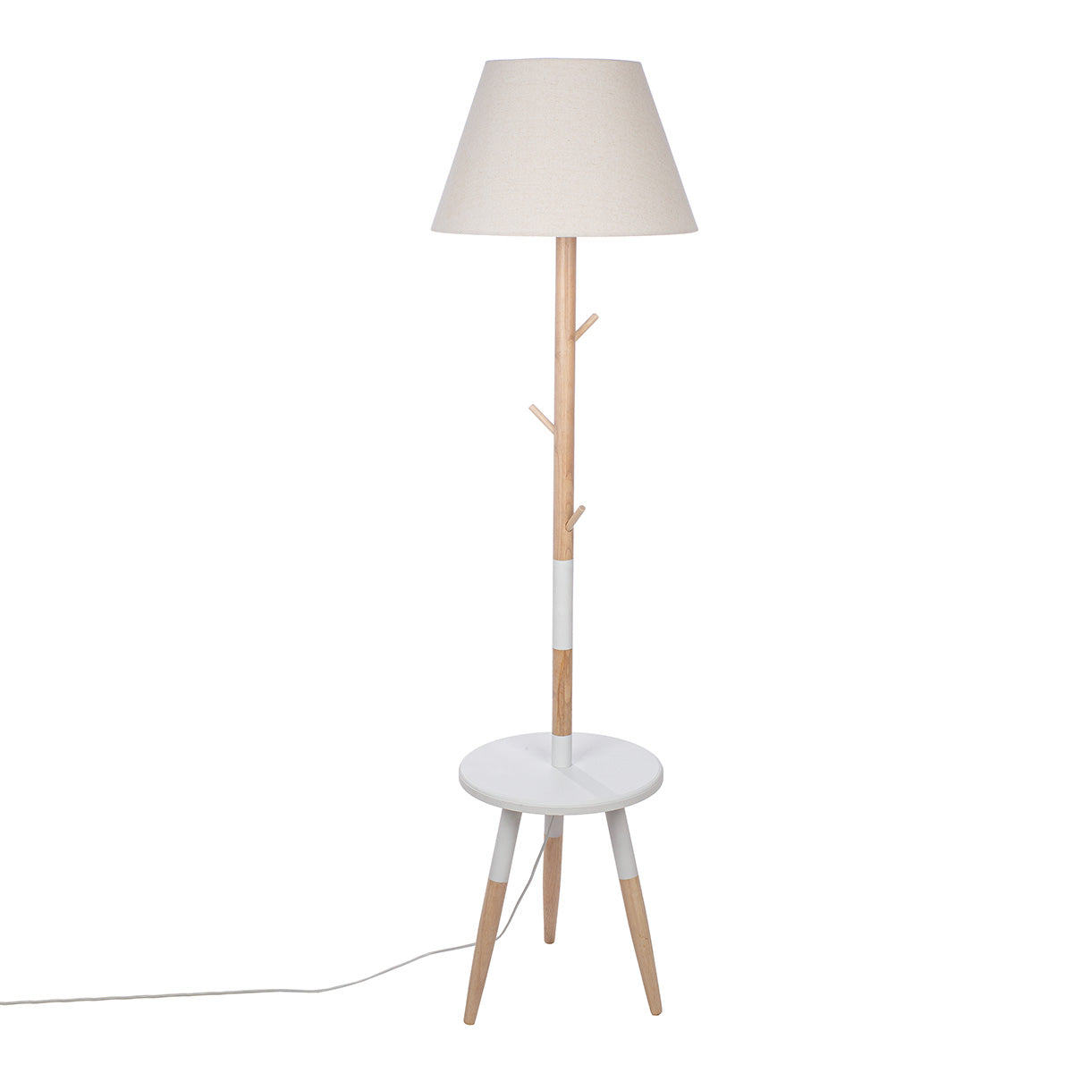 Haderup vloerlamp hout met tafel 159 cm