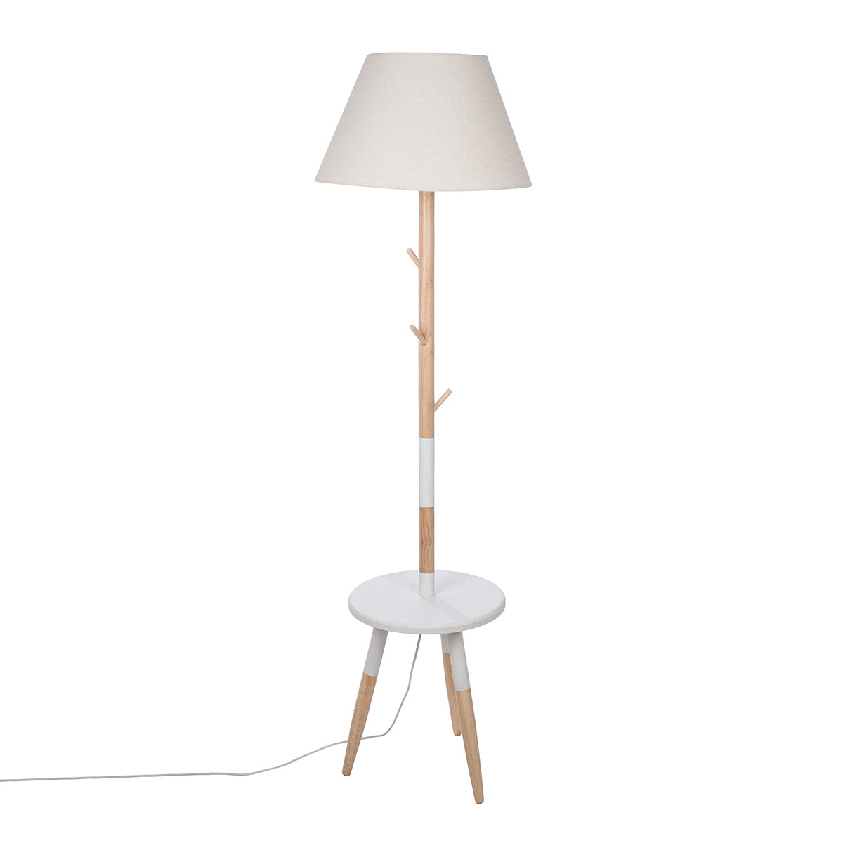 Haderup vloerlamp hout met tafel 159 cm