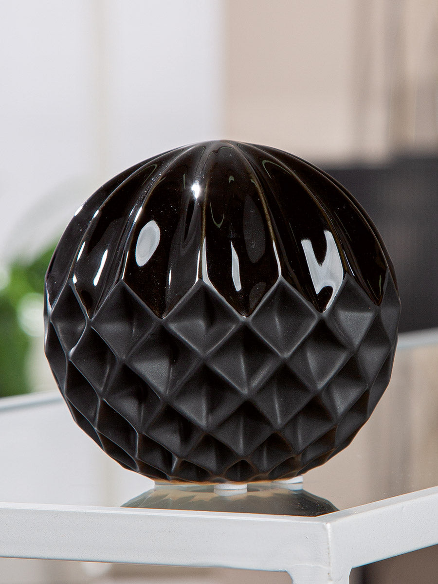 Keramische Decoratiebal Zwart