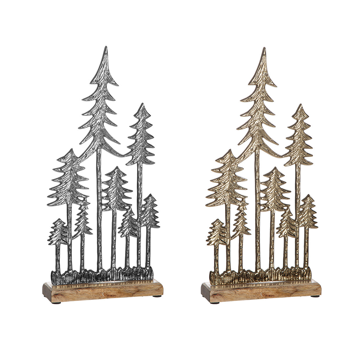 Metalen Boom Decoratie Wood