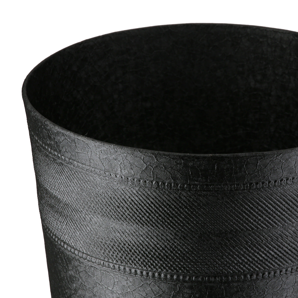 Conische Nama vaas zwart-goud 39.5 cm