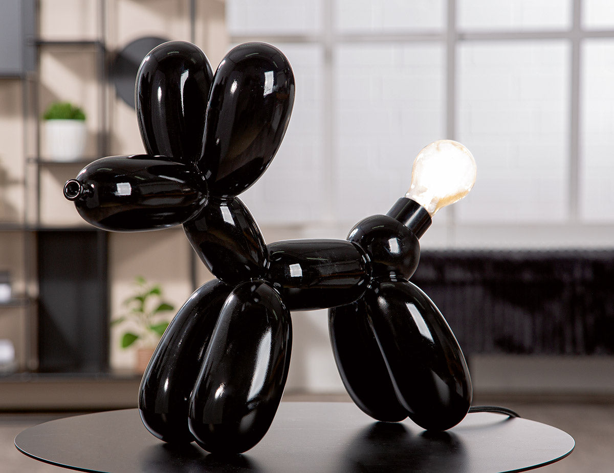 Scotty Ballonhond Tafellamp Zwart