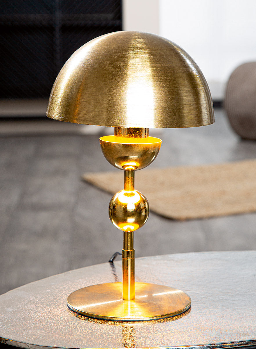 Metallique Bol Tafellamp Goud