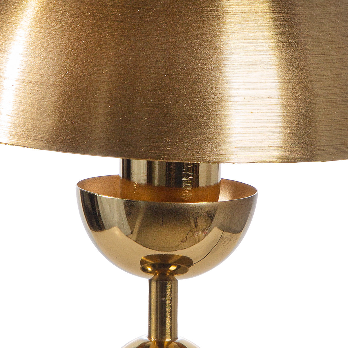 Metallique Bol Tafellamp Goud
