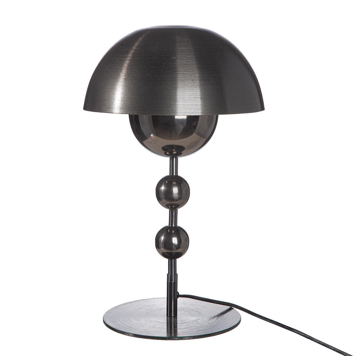 Metallique Bol Tafellamp Zilver