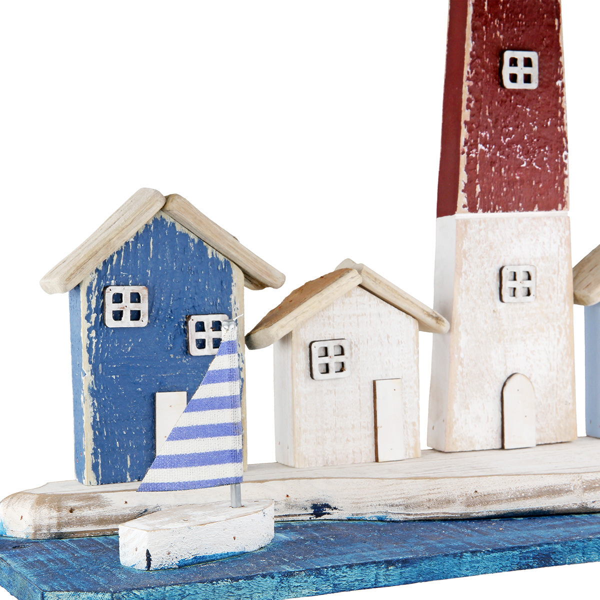 Houten Decoratie Küste Blauw Wit