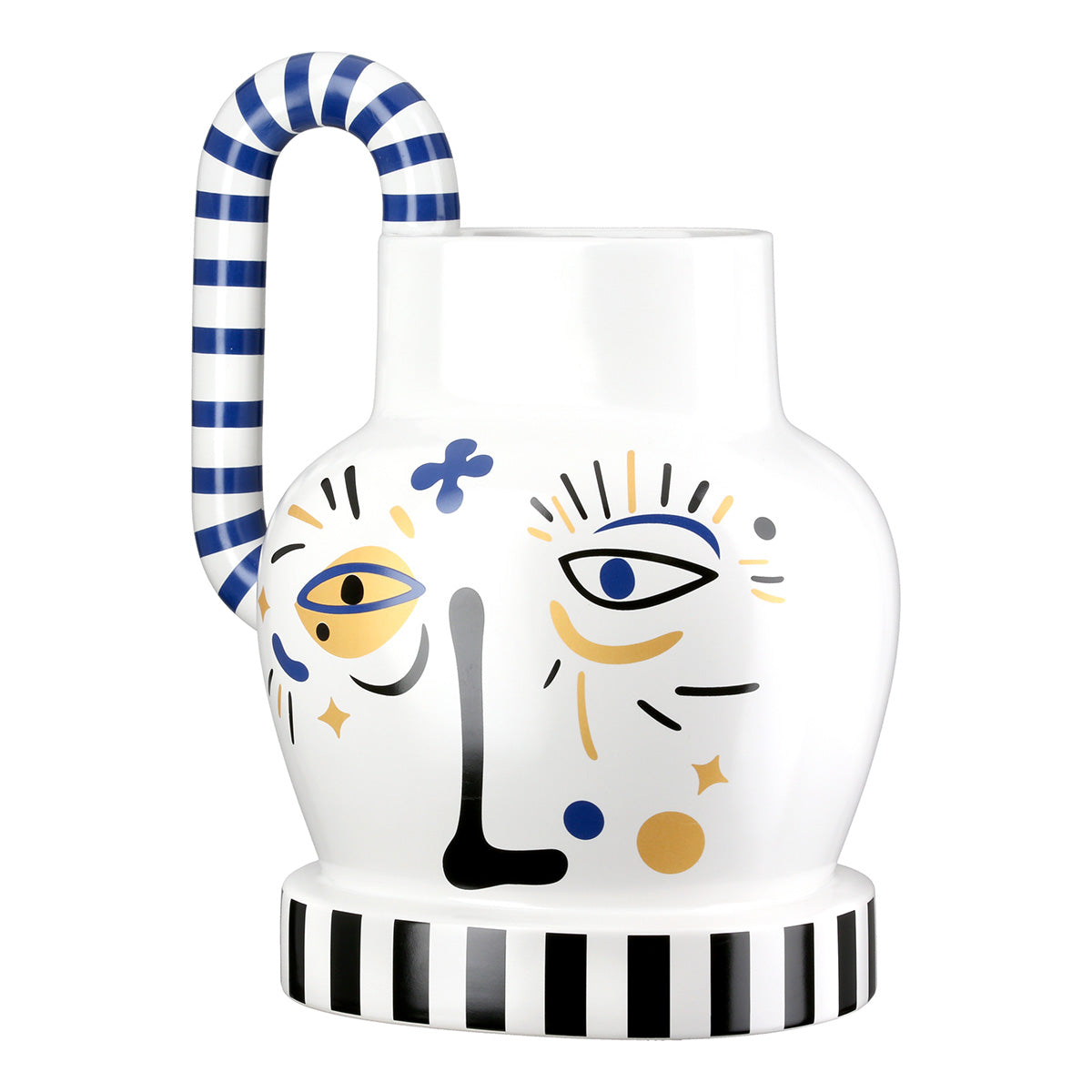 Fira Witte Vaas met Handvat 23 cm
