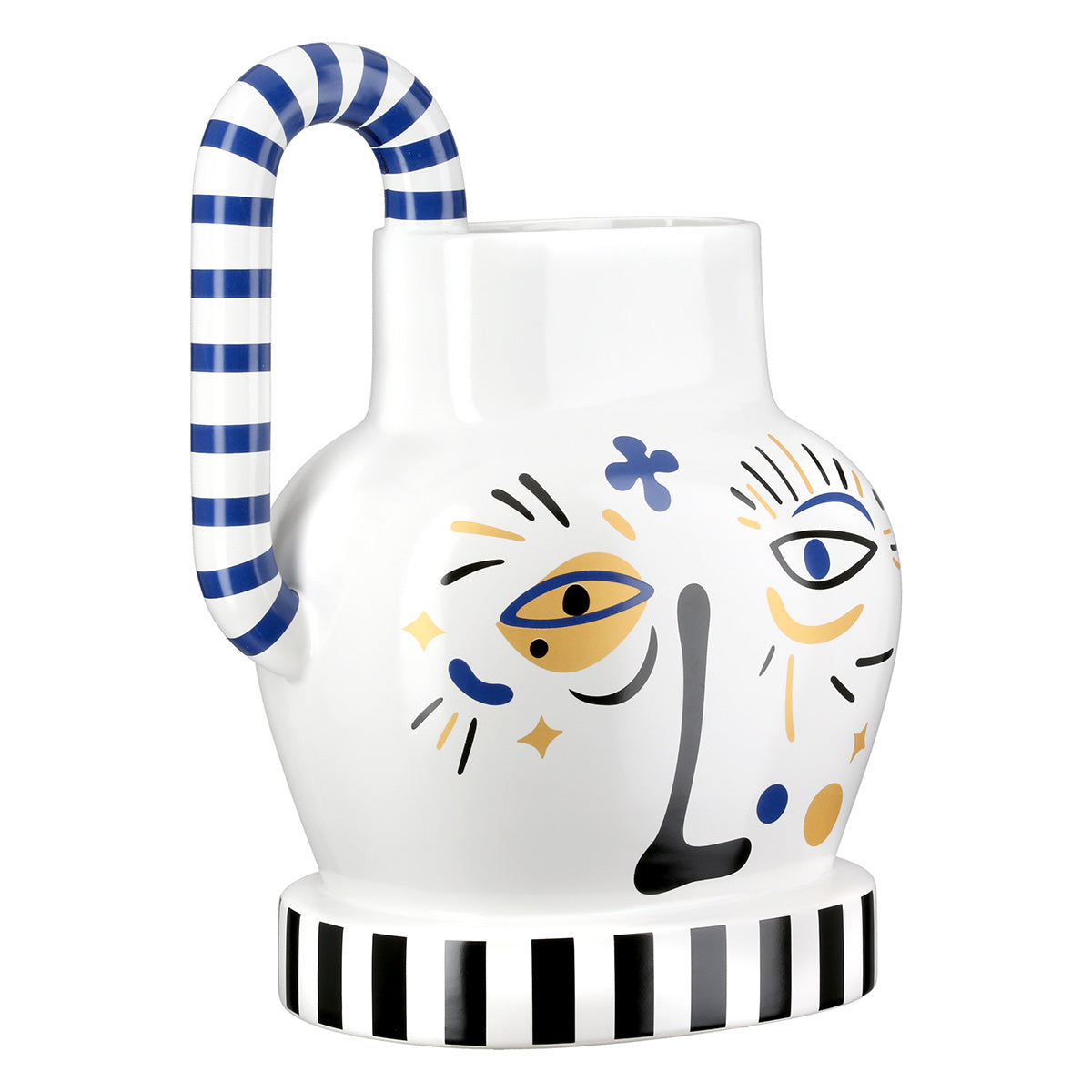 Fira Witte Vaas met Handvat 23 cm