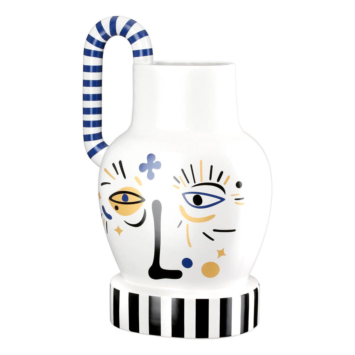 Fira Witte Vaas met Handvat 36 cm