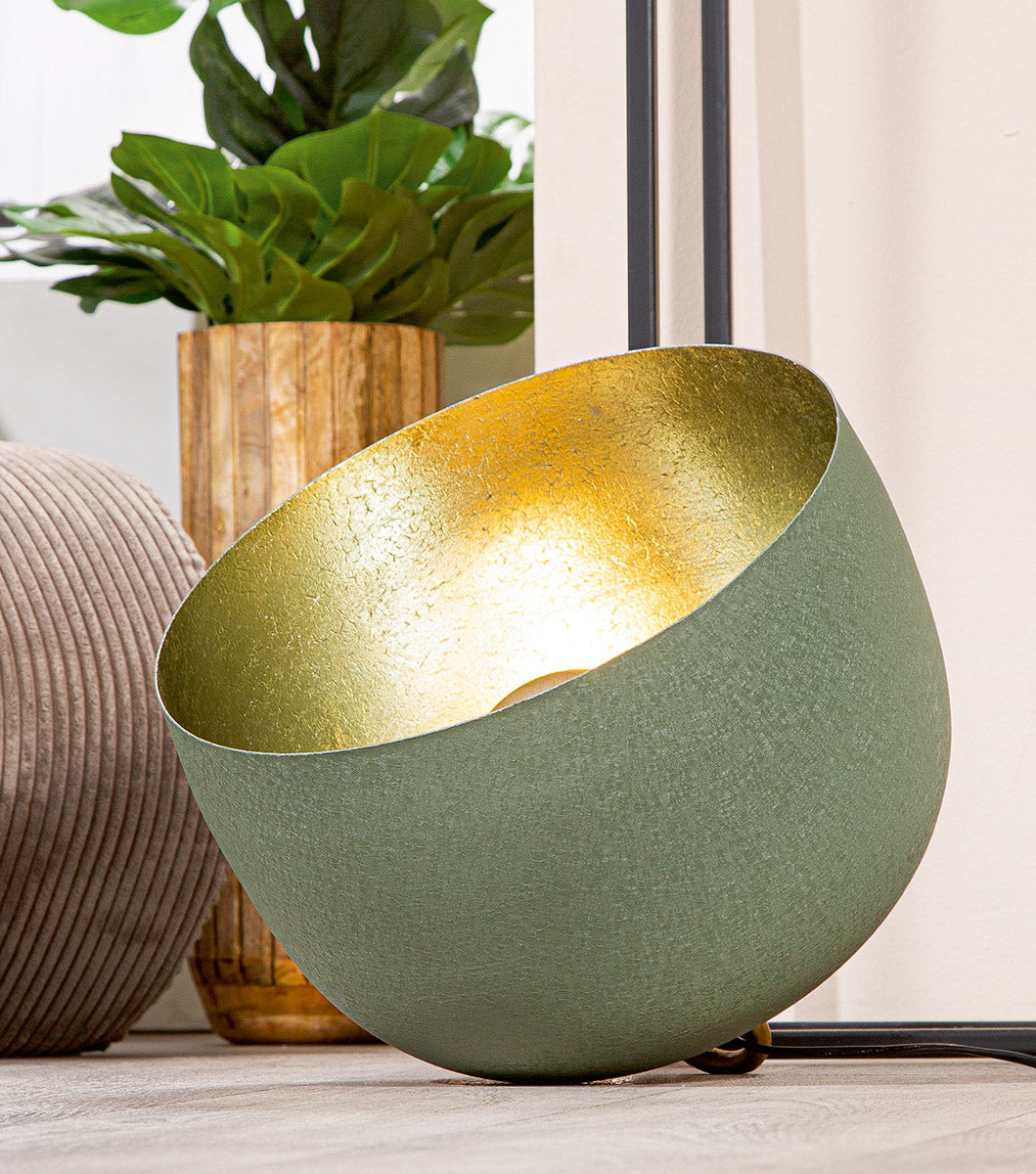 Verda ronde vloerlamp groen 34cm