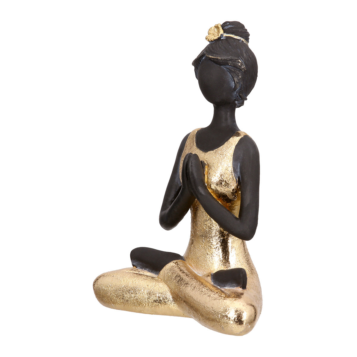 Yoga Lady Vrouwenfiguur Goud