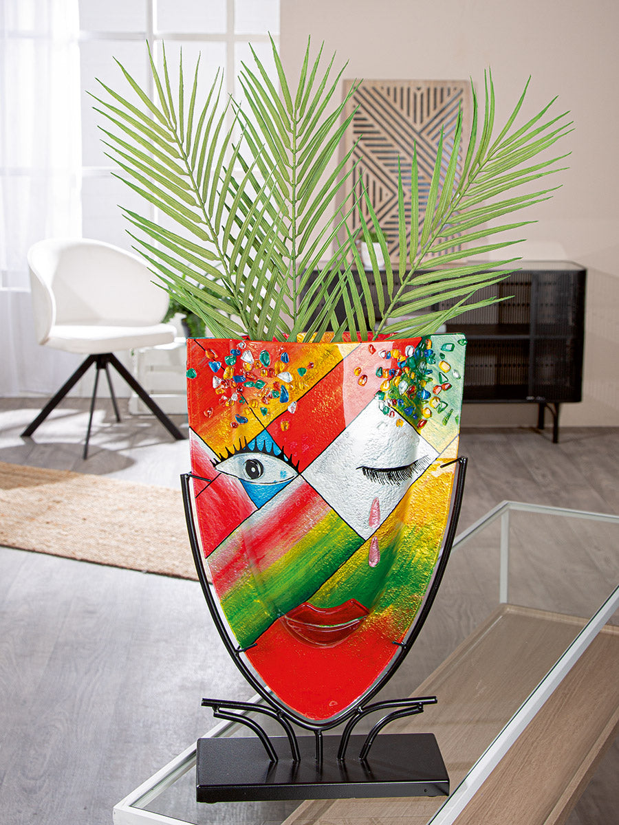 Oranje vloervaas Dreaming 49 cm