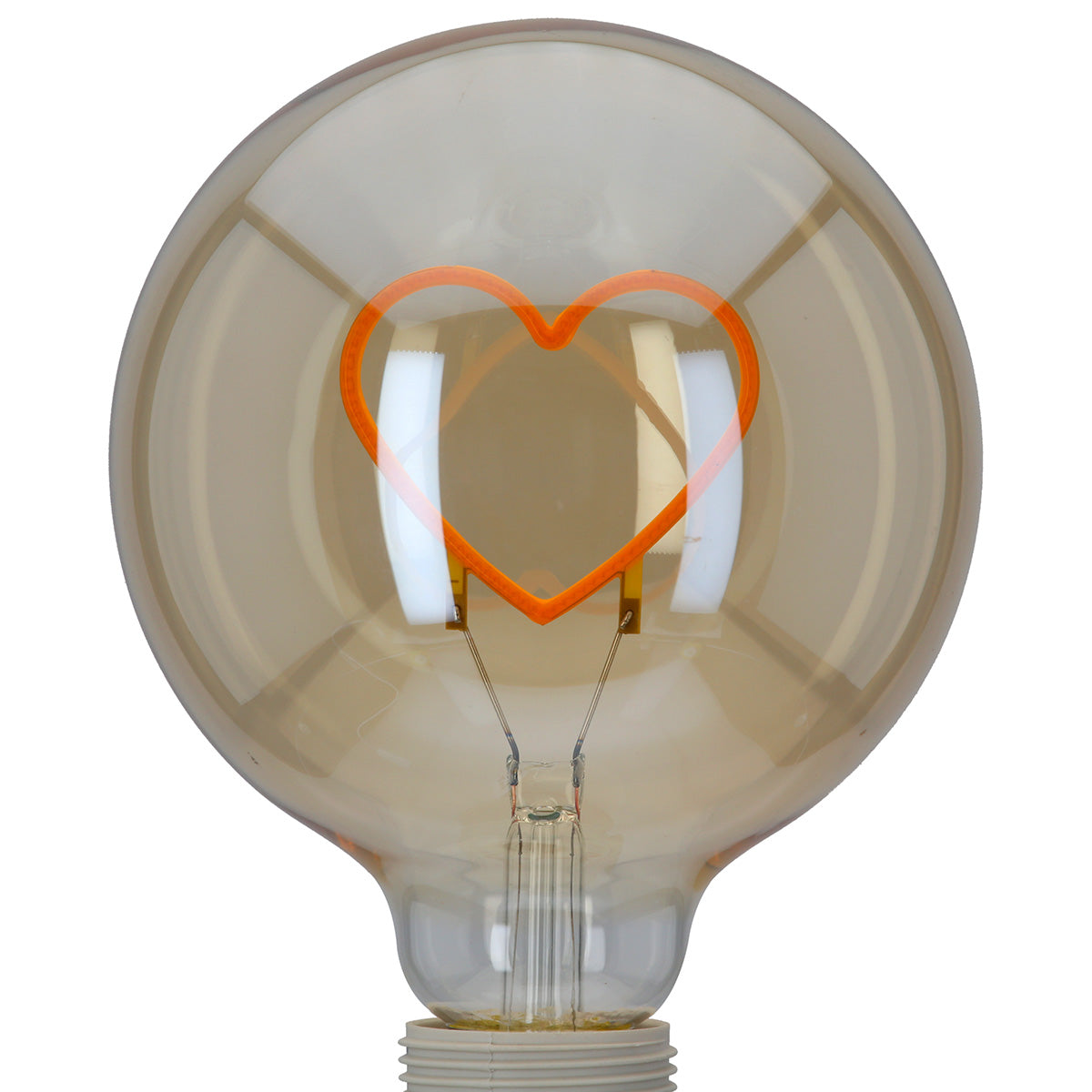 Herz LED Lichtbron Hart Oranje