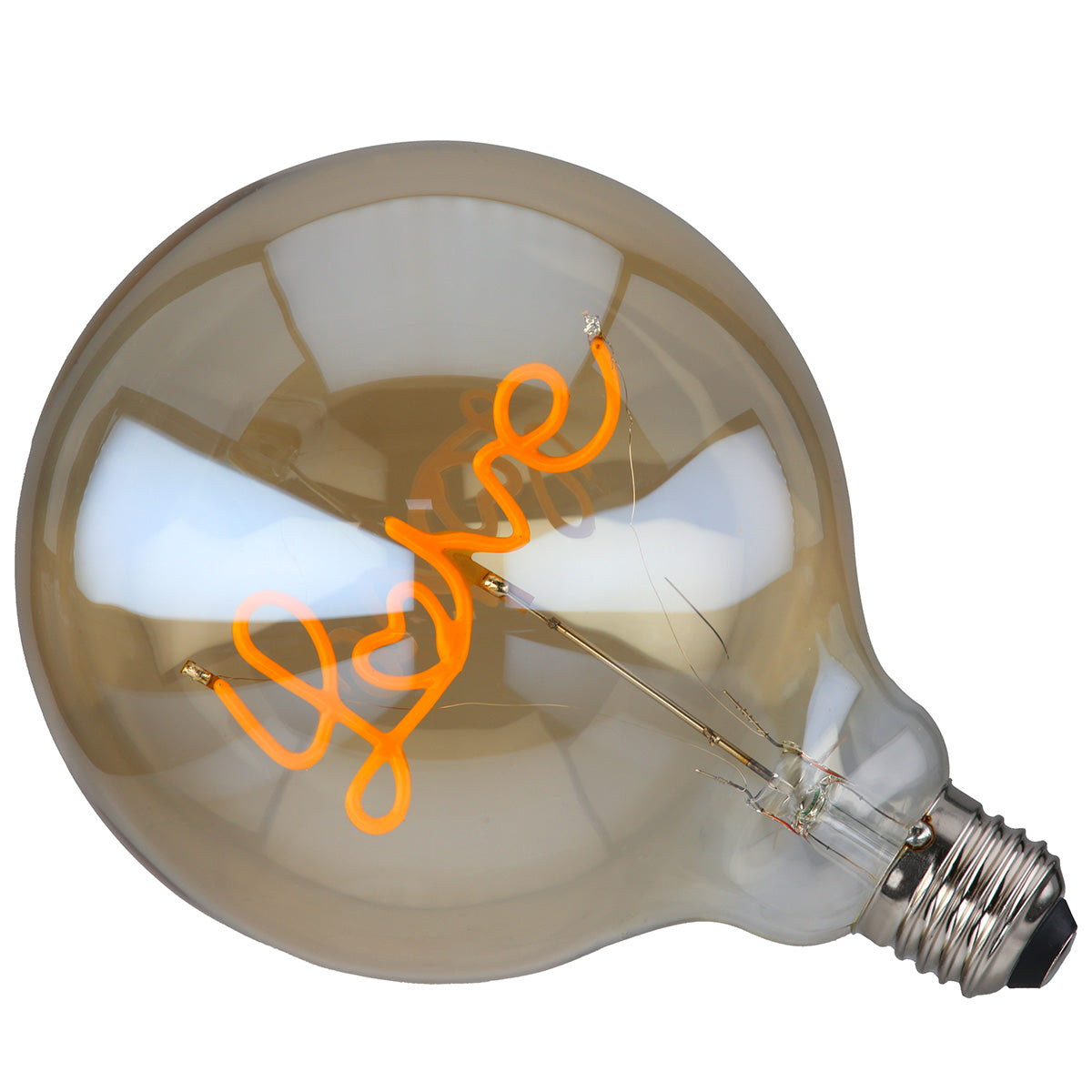 Love LED Lichtbron Oranje E27
