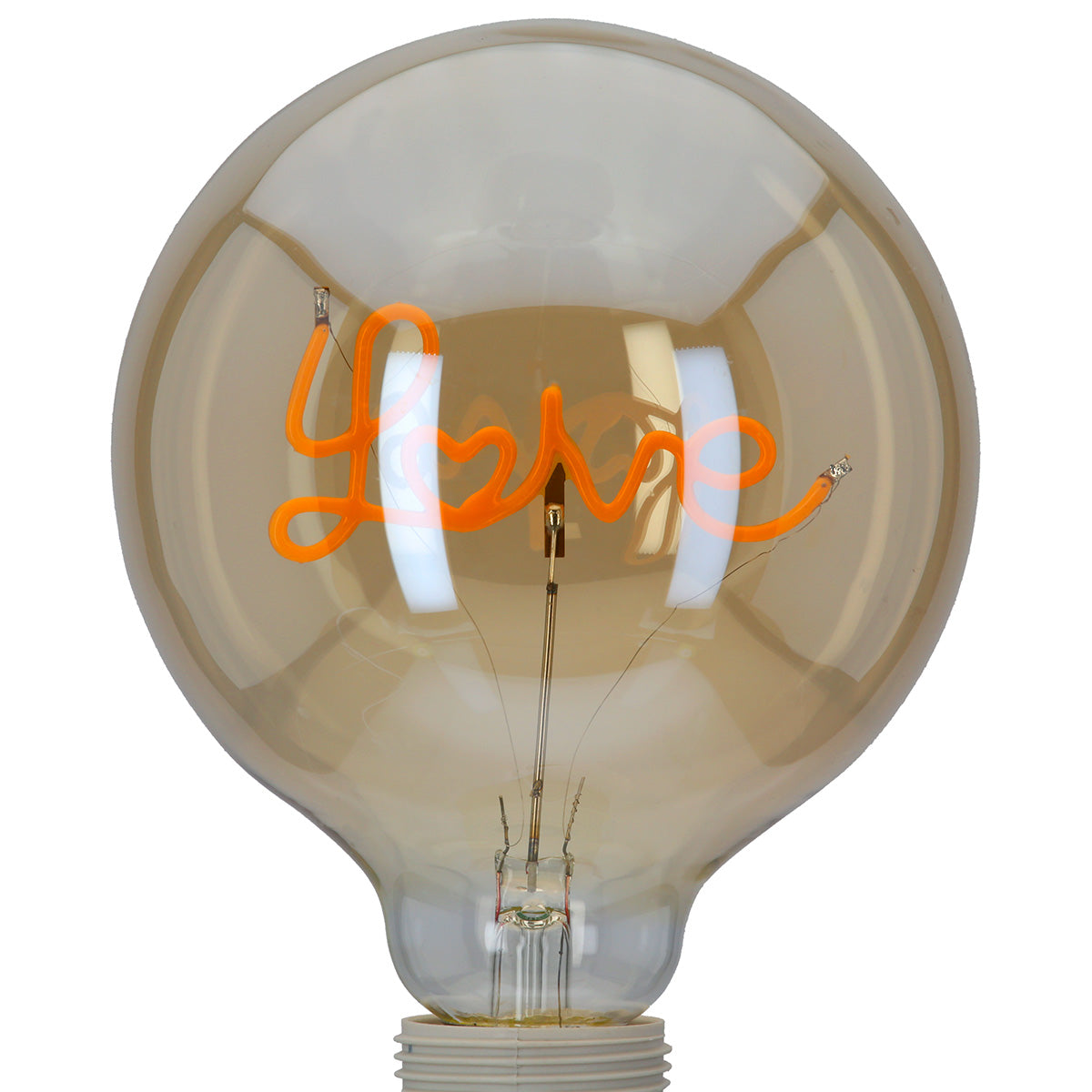 Love LED Lichtbron Oranje E27