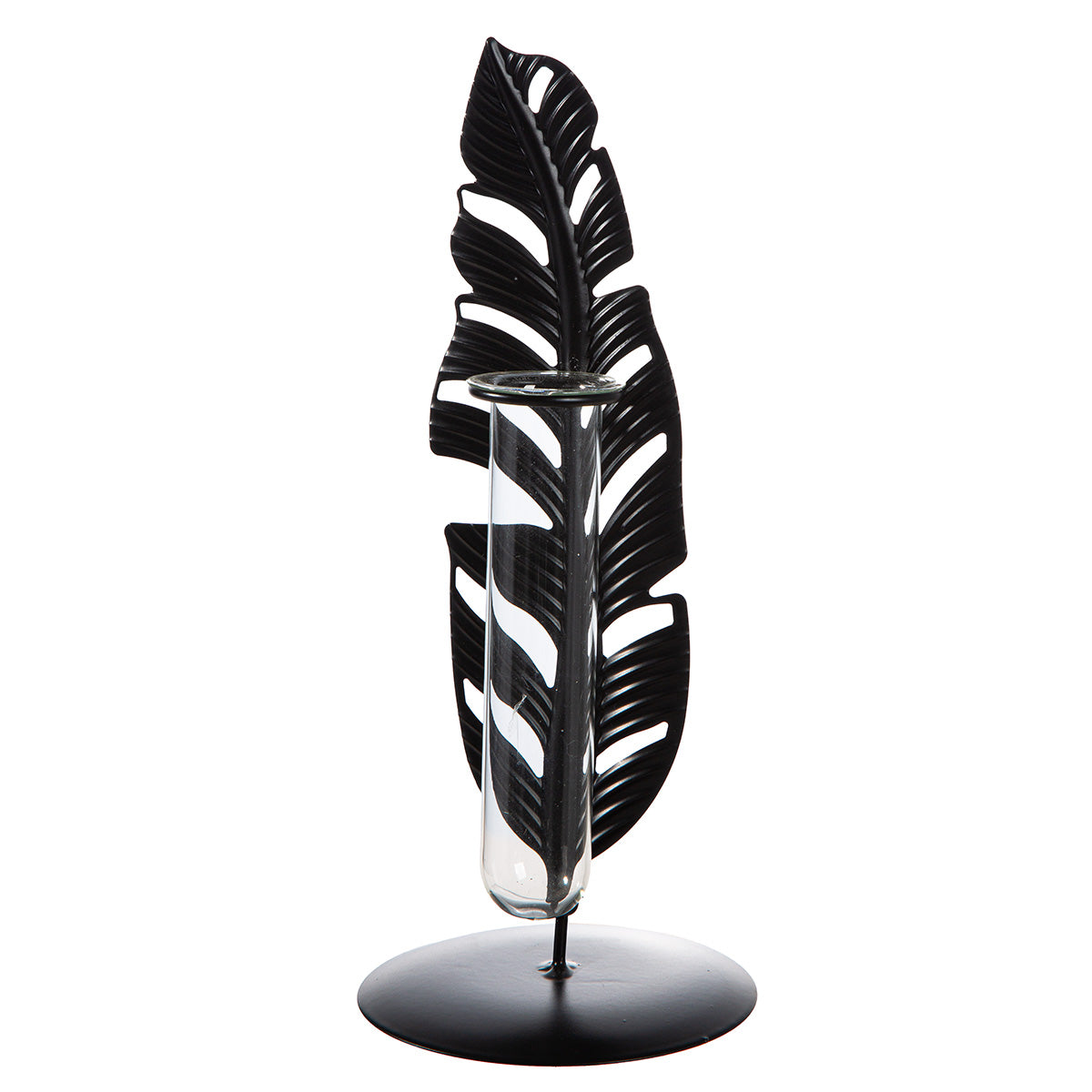 Zwarte Bladvaas Jakarta 22 cm