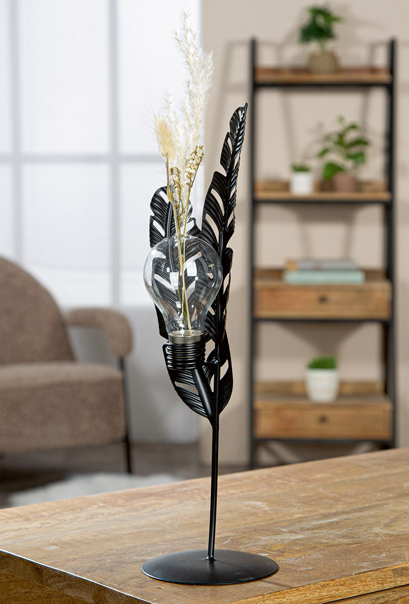 Zwarte Bladvaas Jakarta 35.5 cm