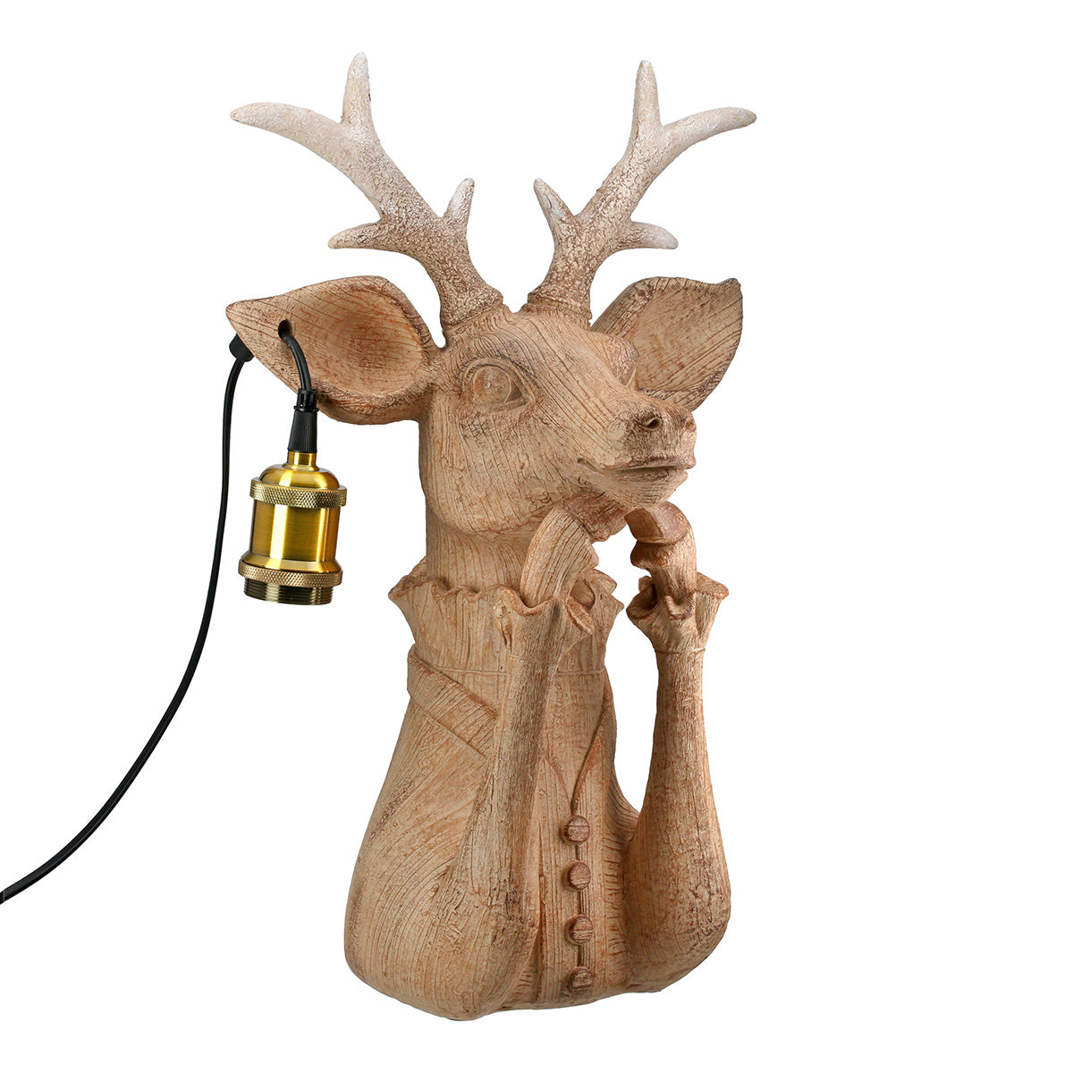 Lady Deer Hert Tafellamp Bruin