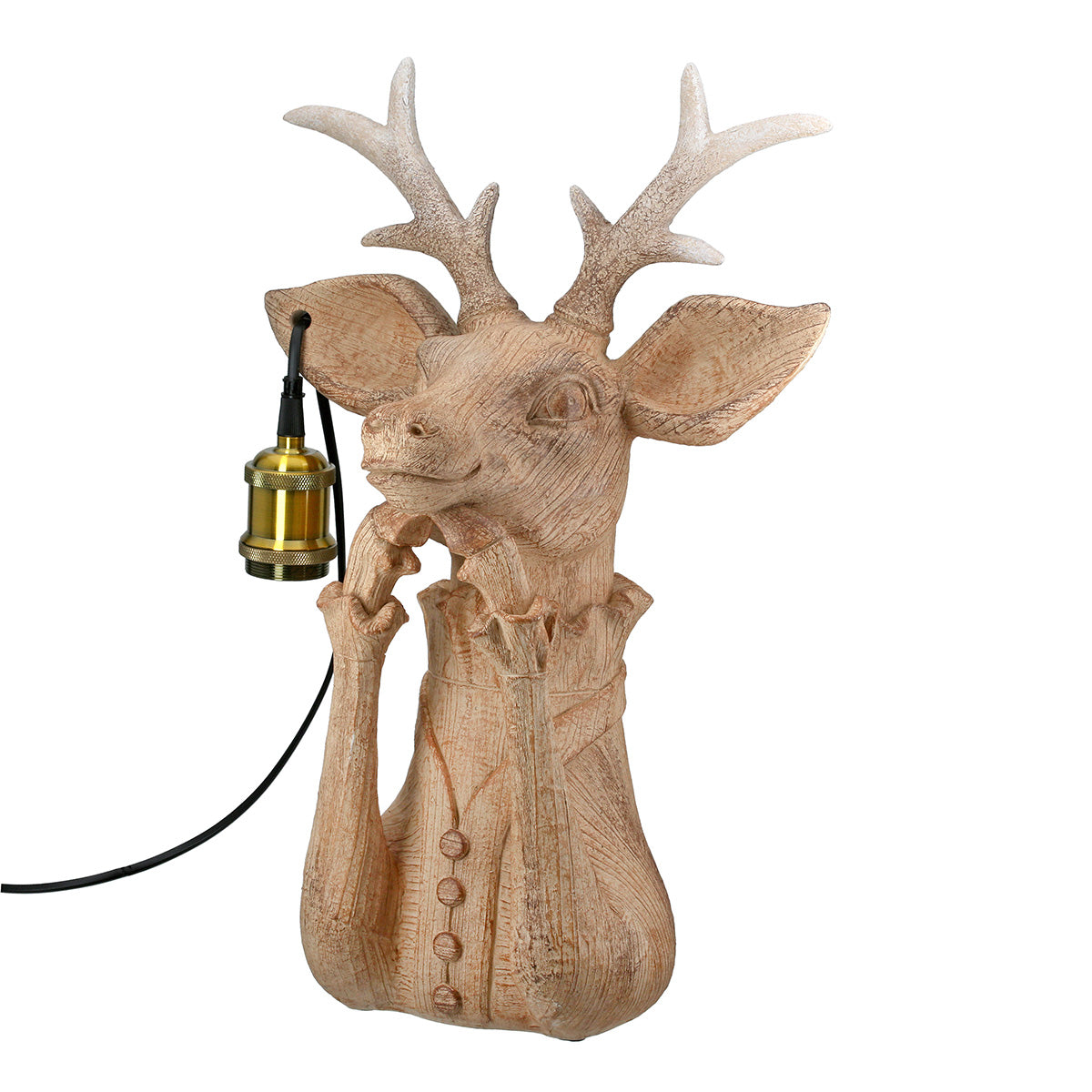 Lady Deer Hert Tafellamp Bruin
