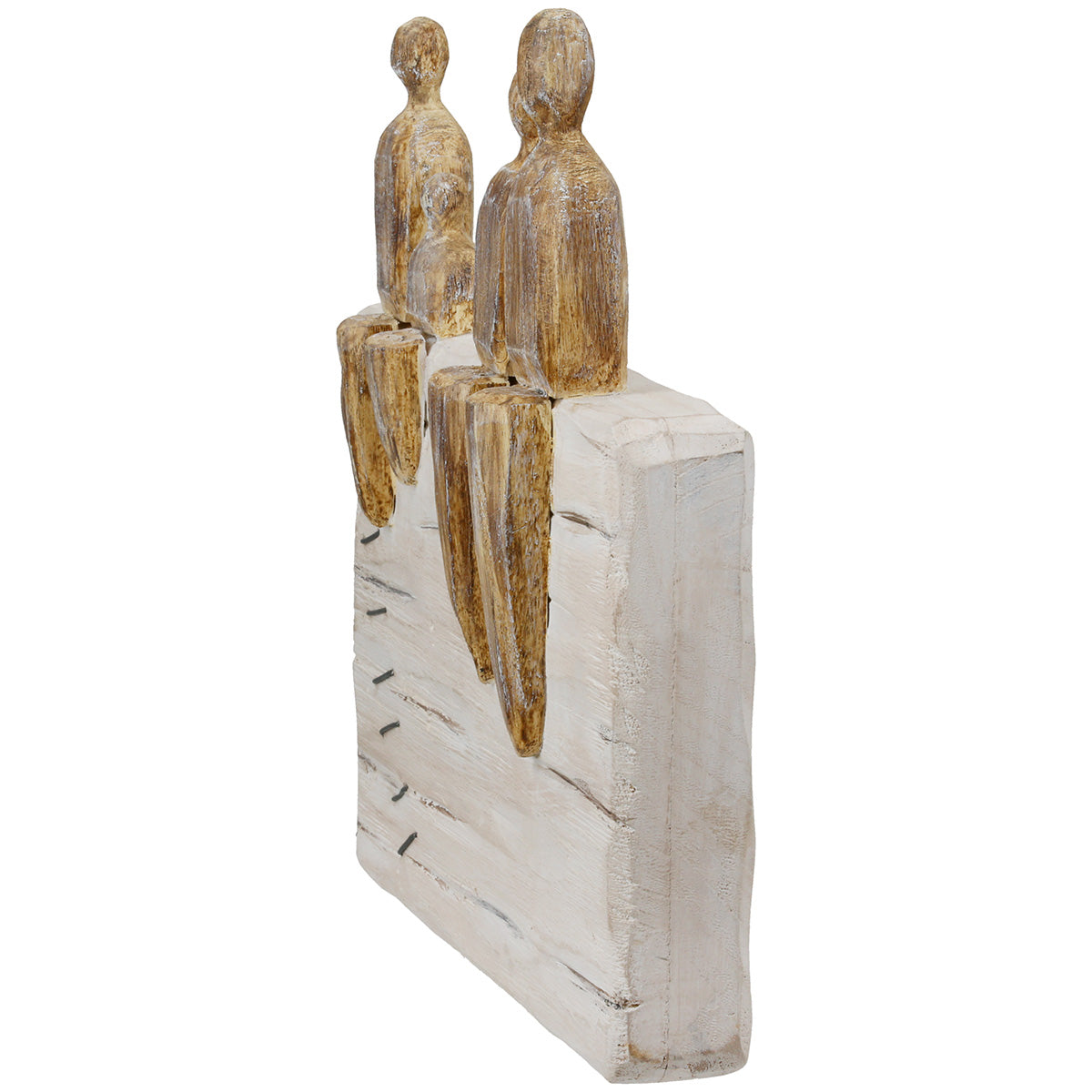 Houten Familie Decoratie Wit