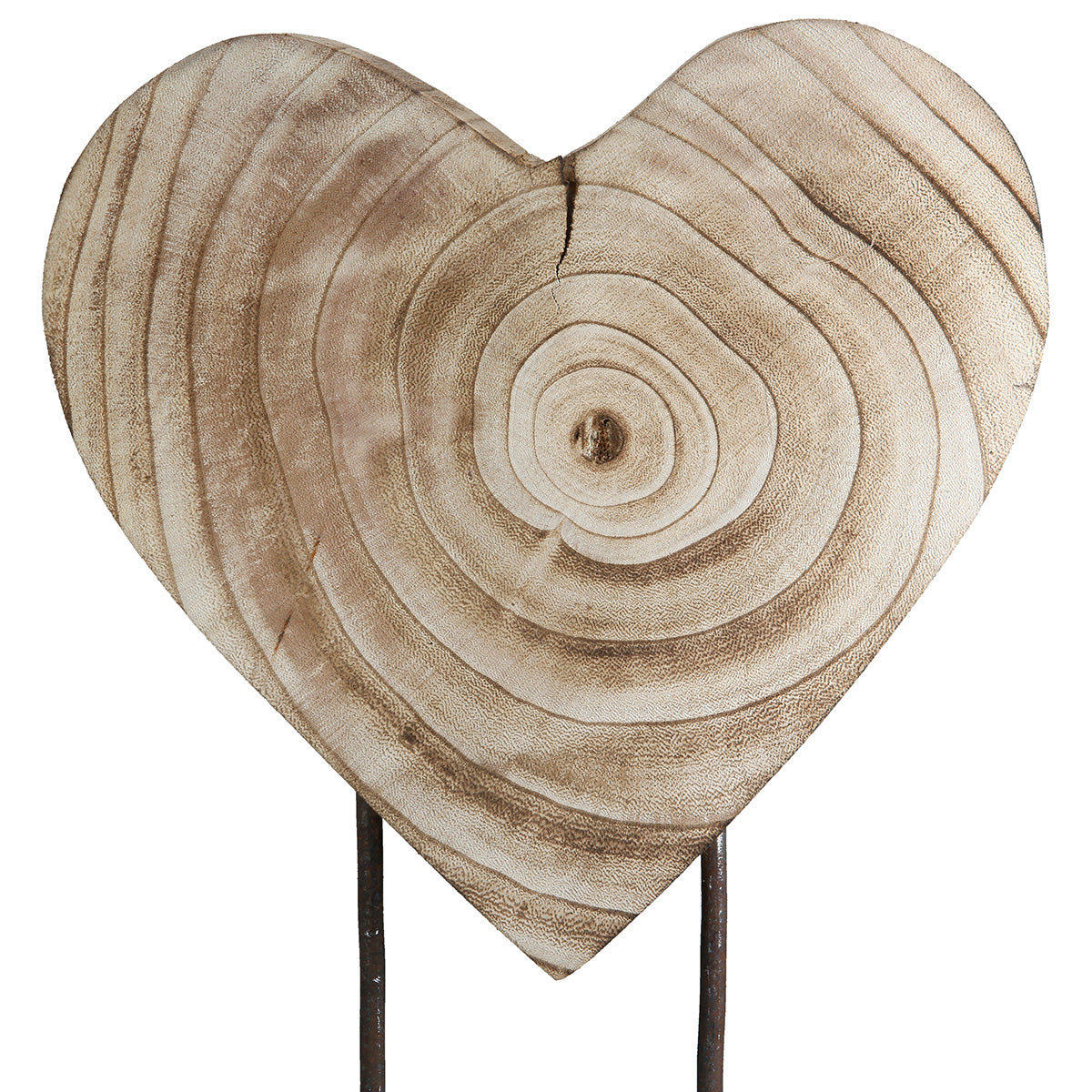 Houten Hart op Standaard Soul