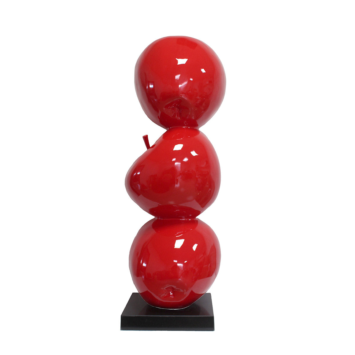 Rood Appel Sculptuur 110 cm