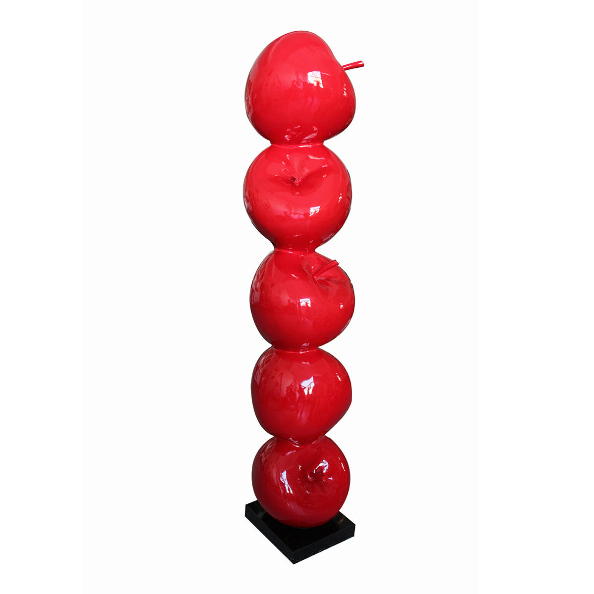 Rood Appel Sculptuur 183 cm