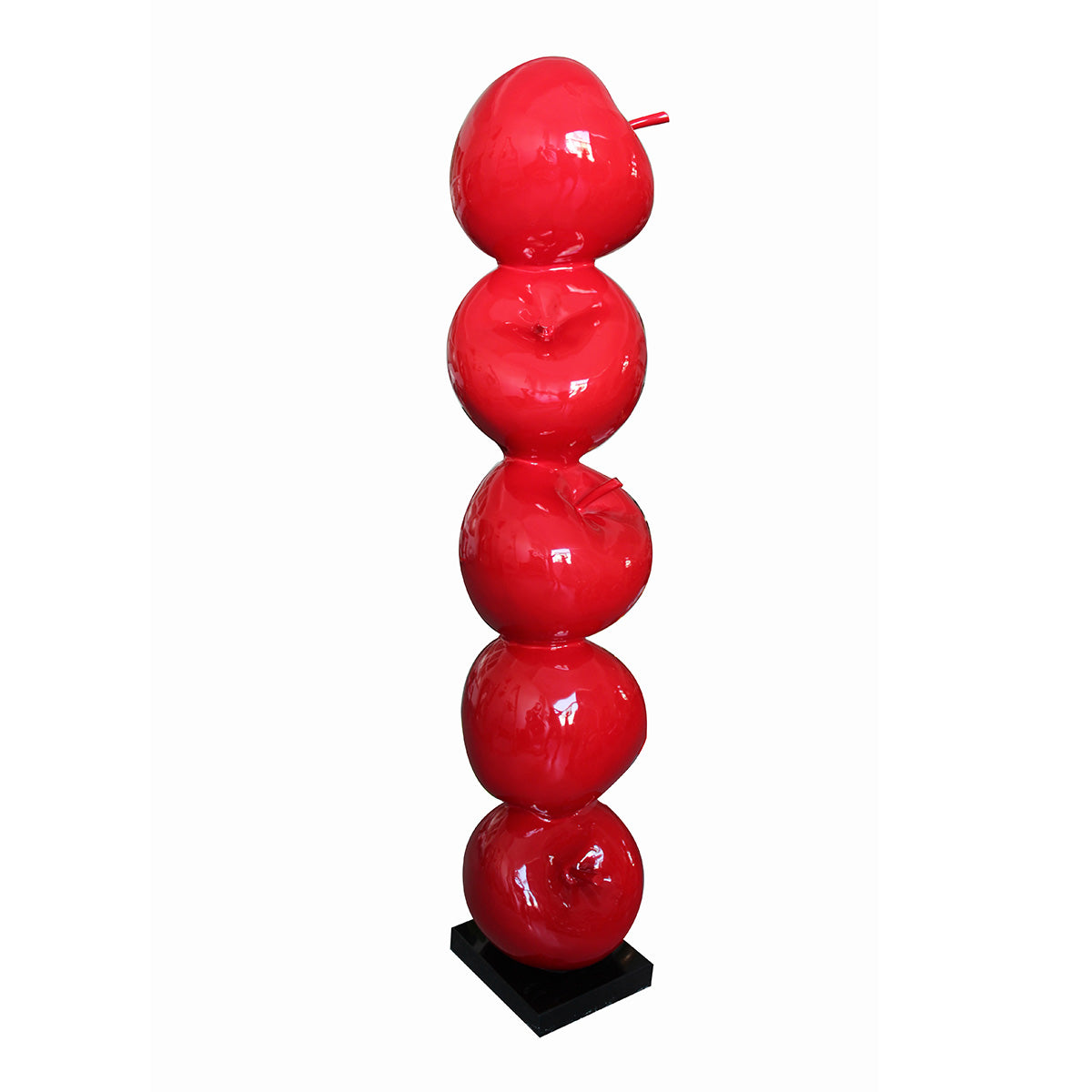 Rood Appel Sculptuur 183 cm