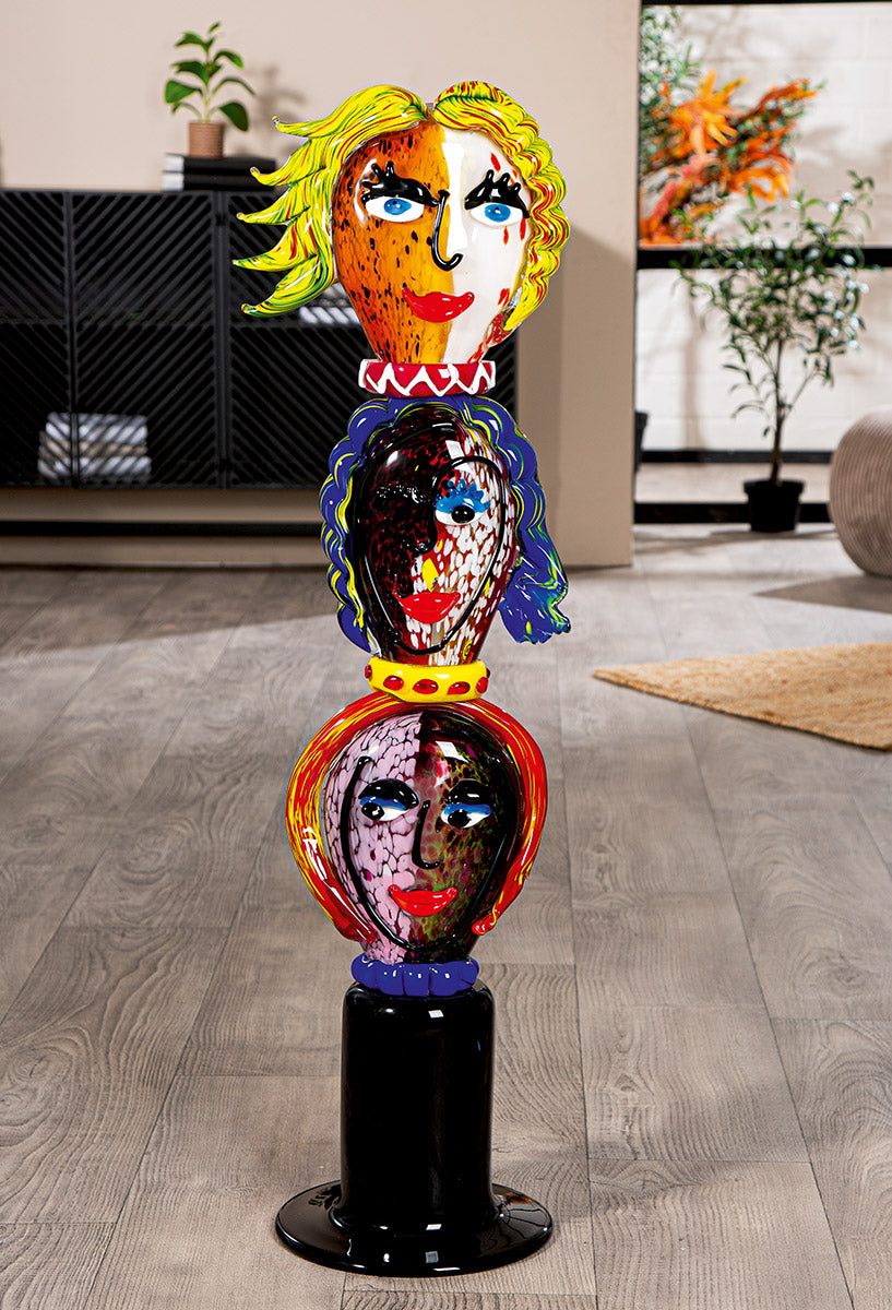 Poseidos Glas Hoofd Decoratie