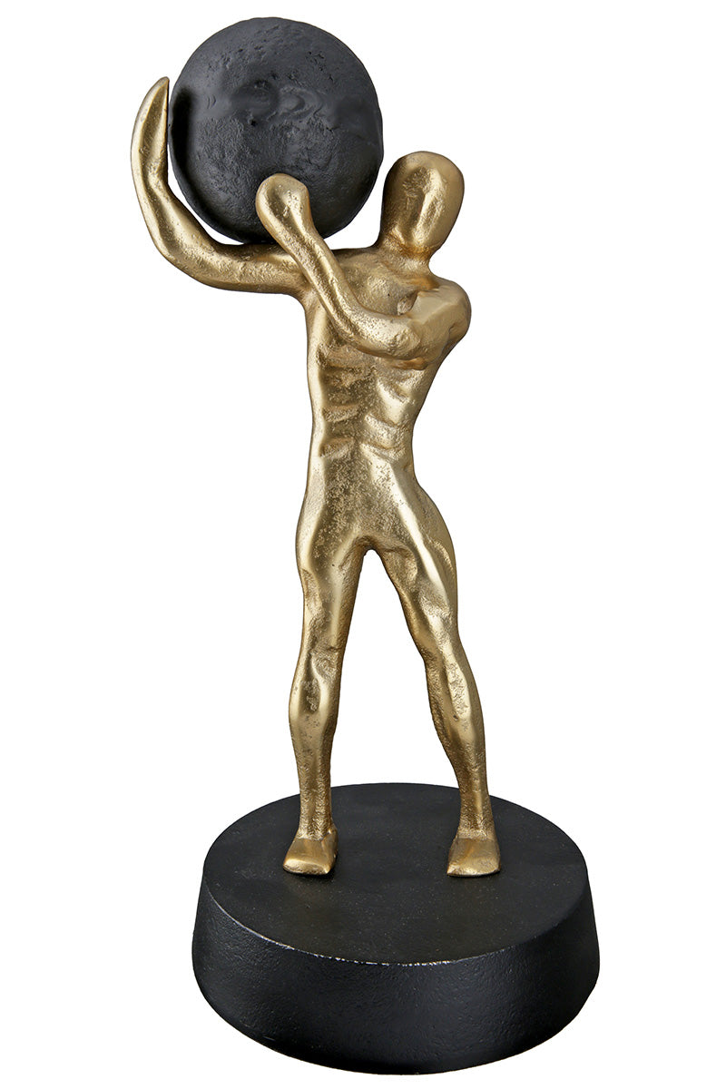 Strong Sculptuur Aluminium Goud