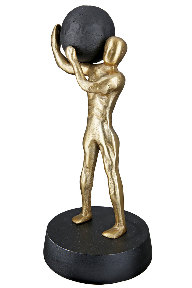Strong Sculptuur Aluminium Goud