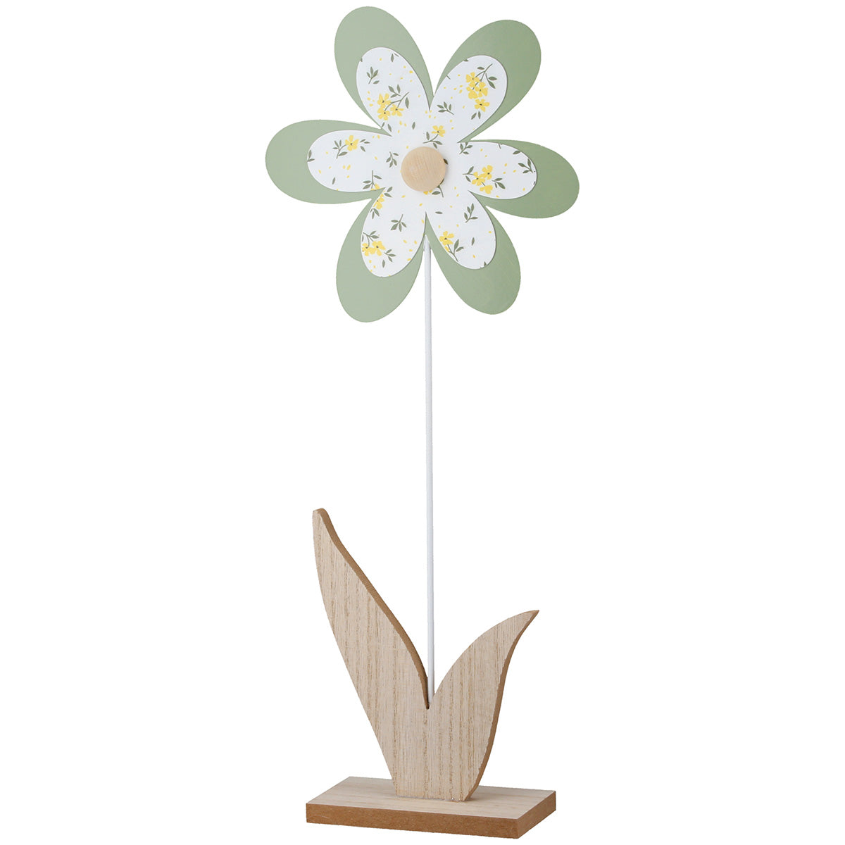 Metalen Bloemdecoratie Flori Wit