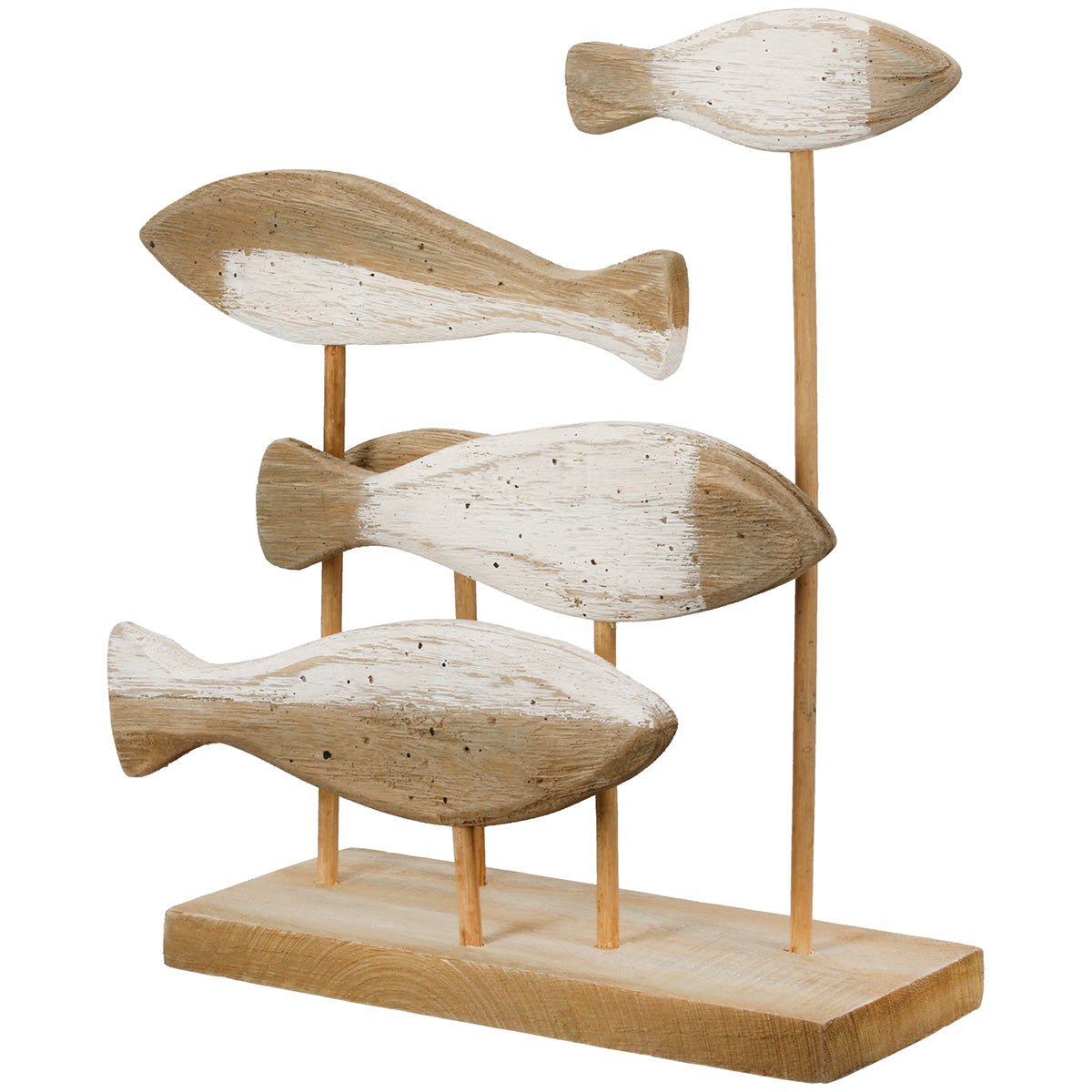 Houten Vissen Decoratie Schwarm