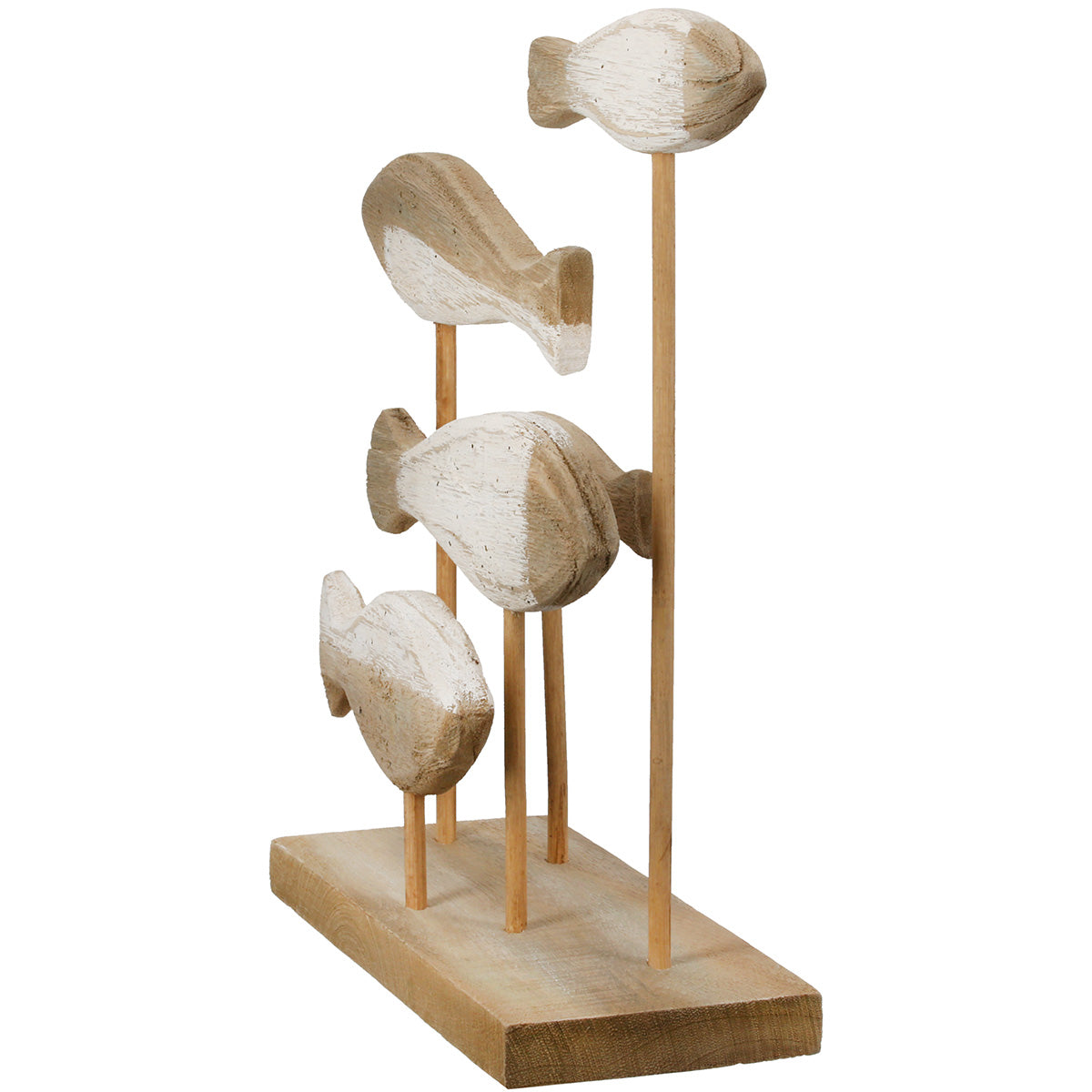 Houten Vissen Decoratie Schwarm