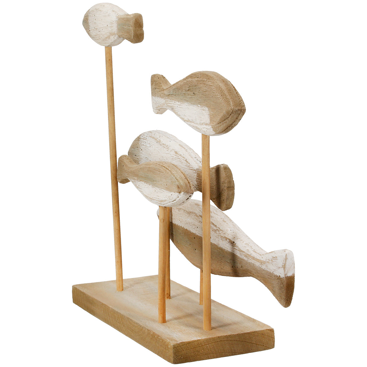 Houten Vissen Decoratie Schwarm