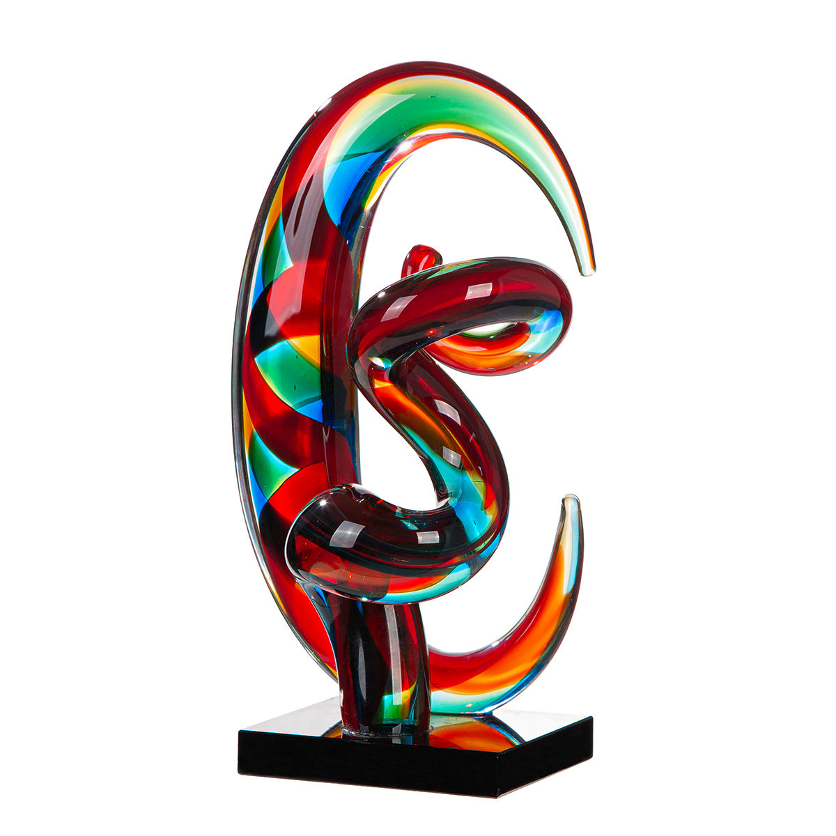 Palmeira Glas Sculptuur Multicolor