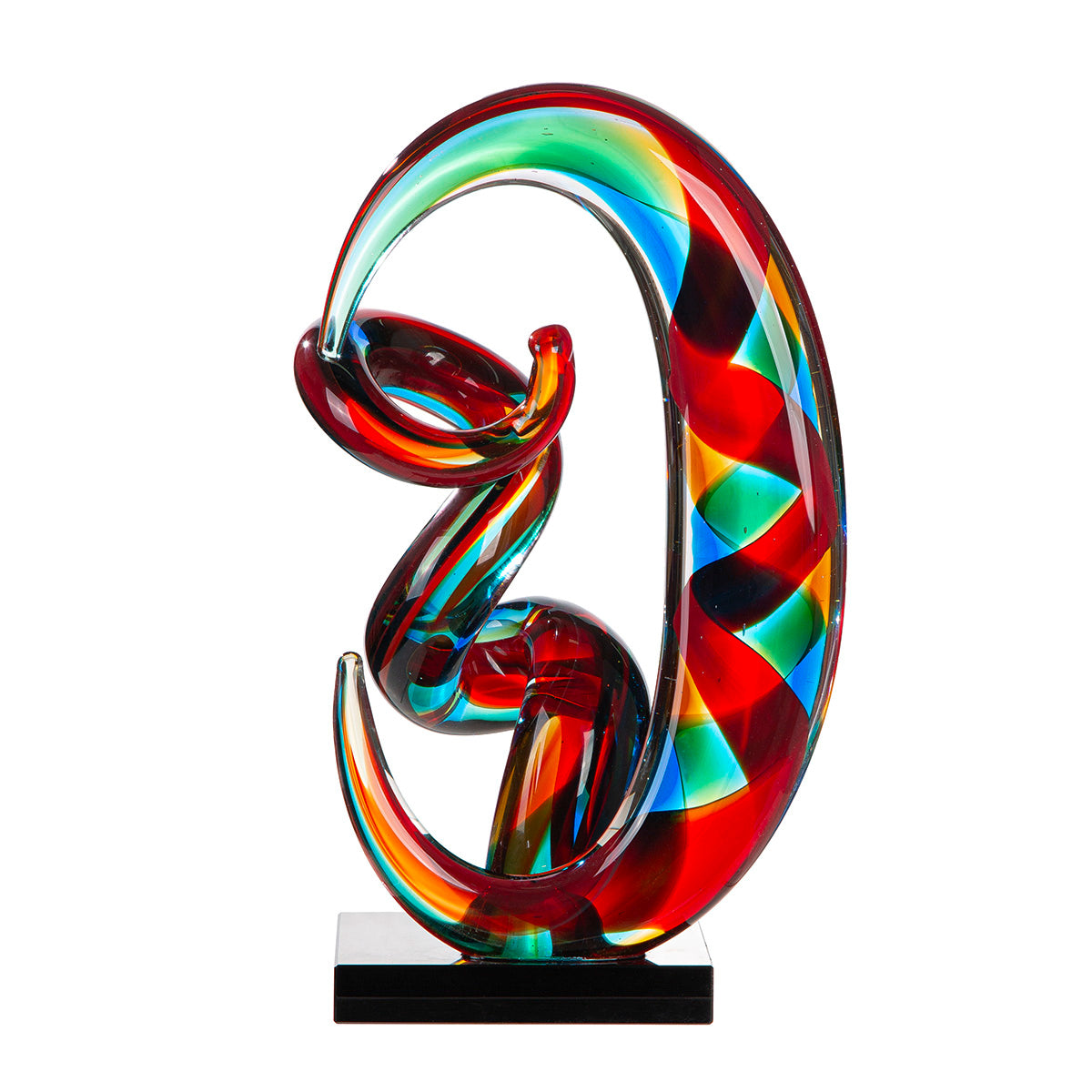 Palmeira Glas Sculptuur Multicolor