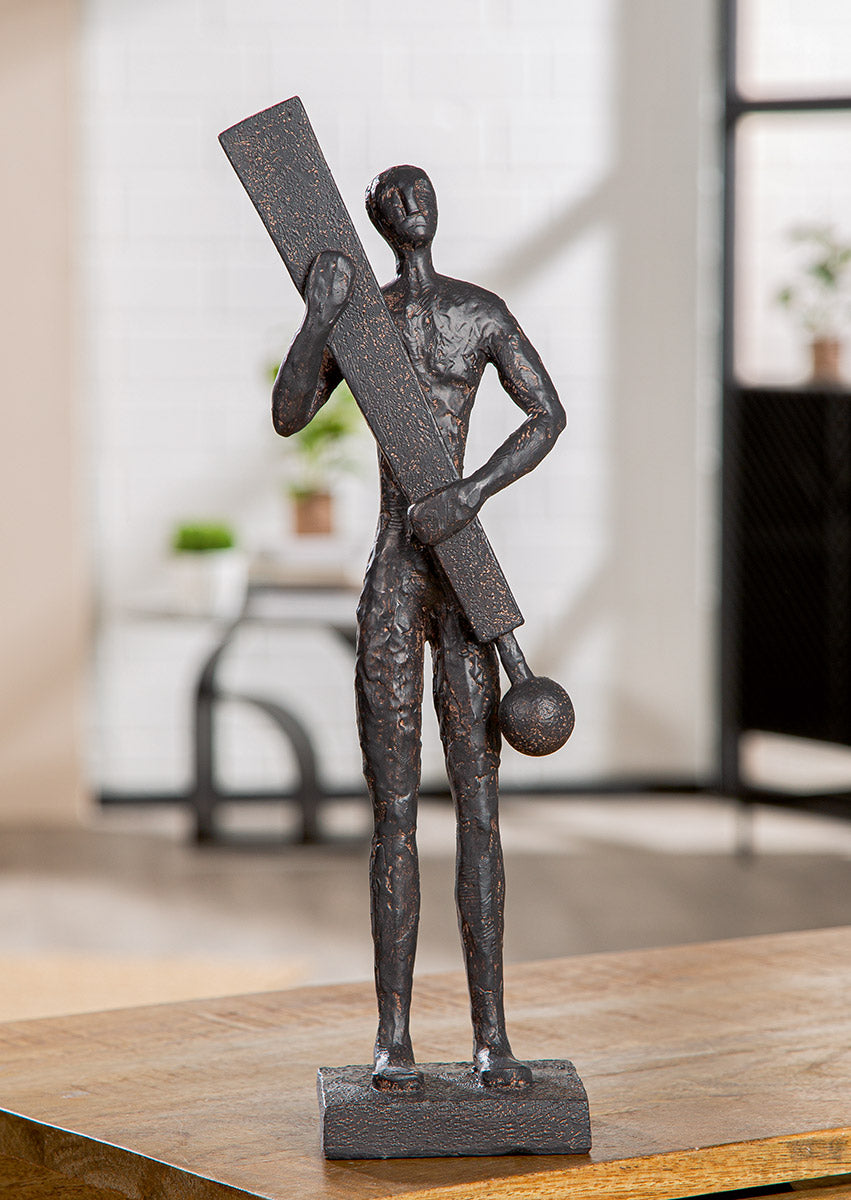 Uitroepteken Persoon Sculptuur Antraciet