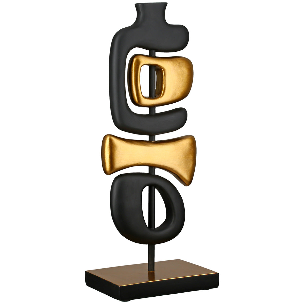 Sculpta Organische Sculptuur Zwart-Goud