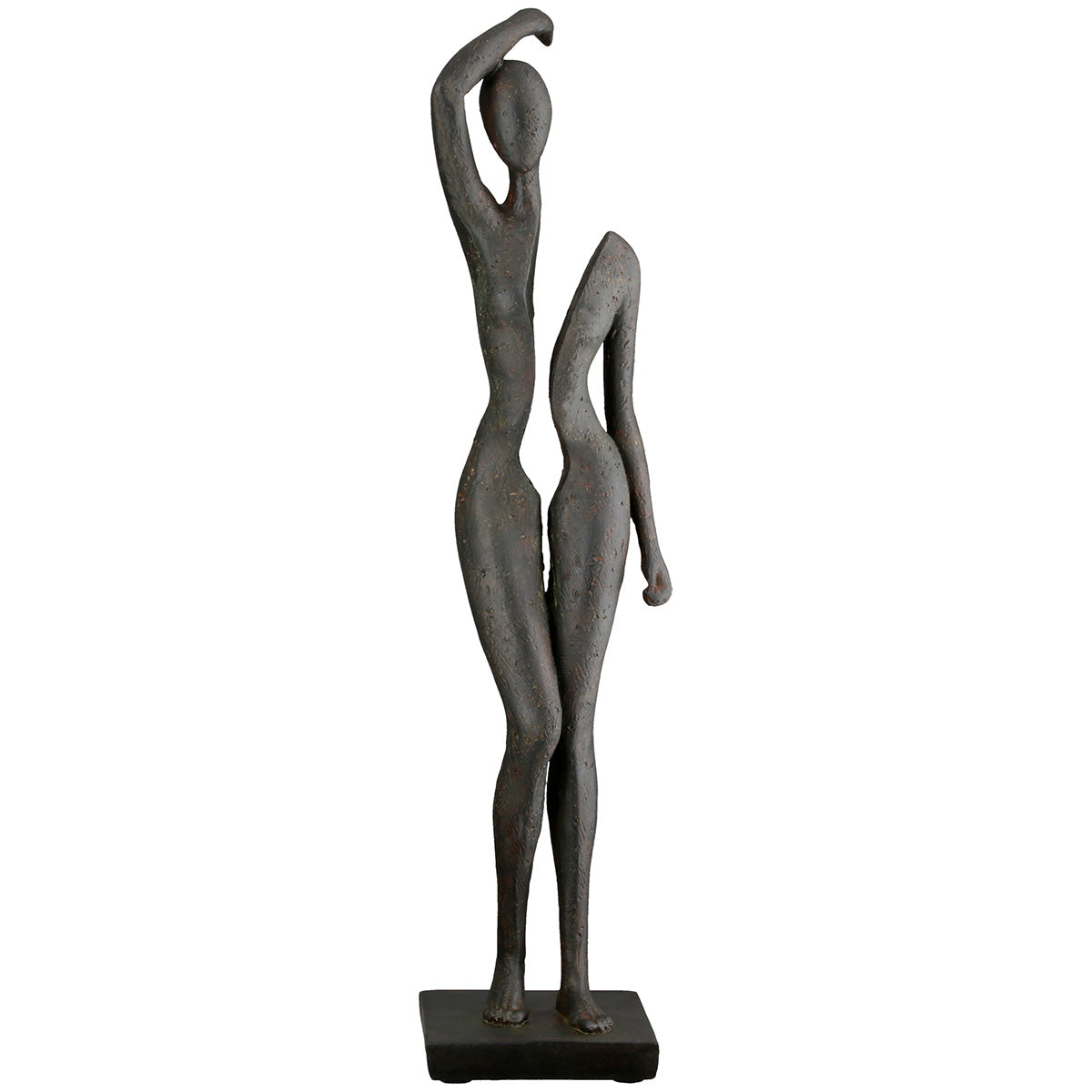 Split Vrouwen Sculptuur Antraciet
