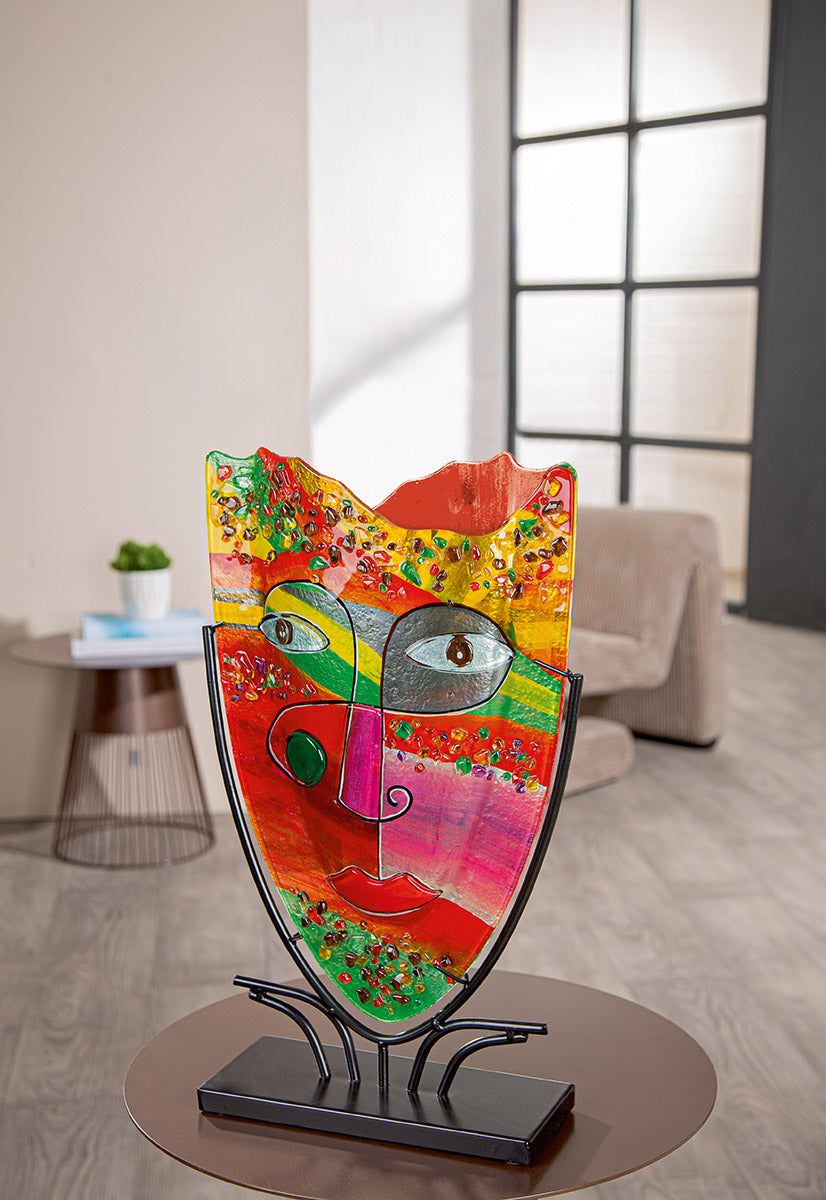 Roze vloervaas Samos 49 cm