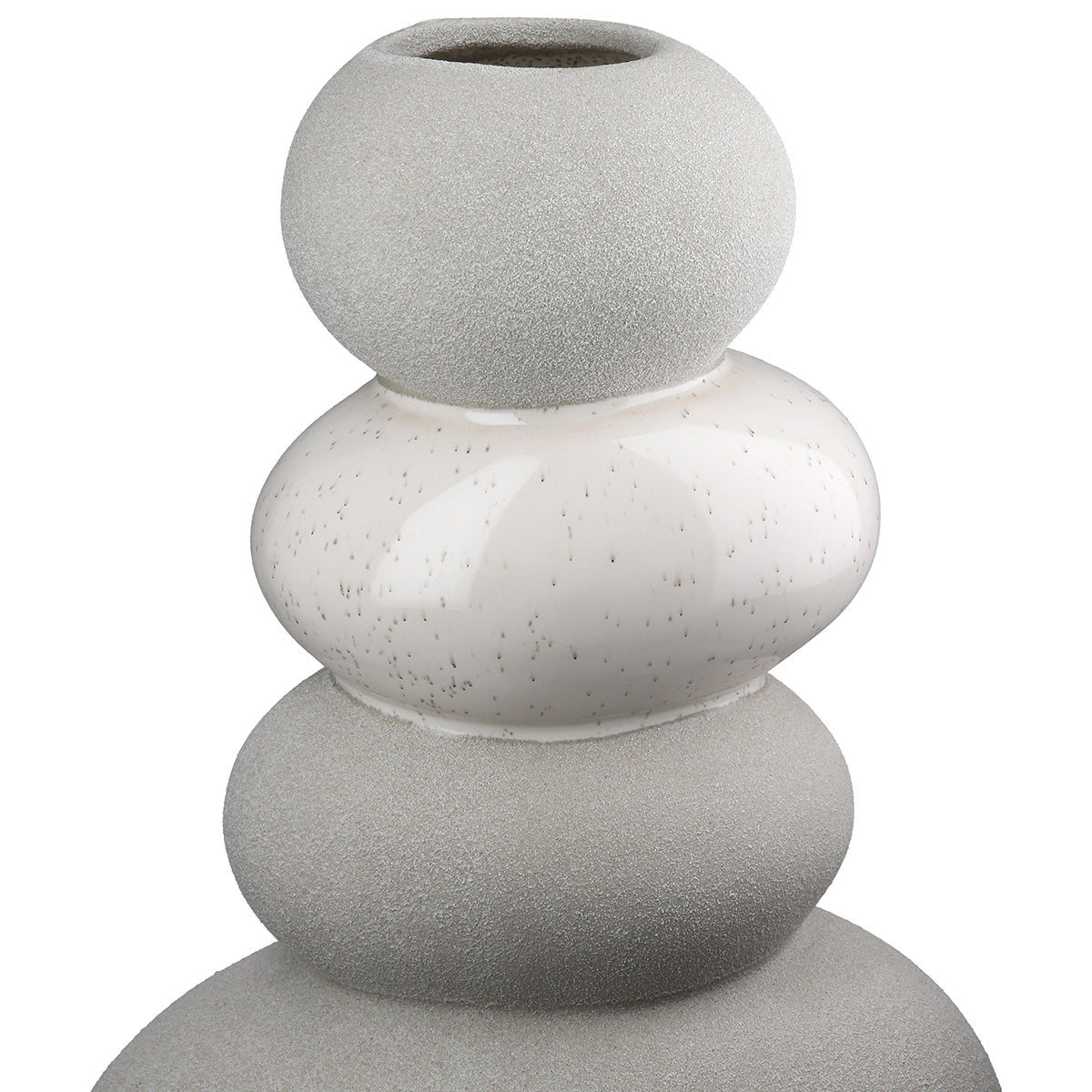 Stones Vaas Lichtgrijs 20 cm