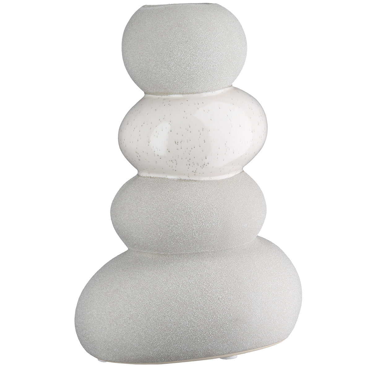 Stones Vaas Lichtgrijs 15.5 cm
