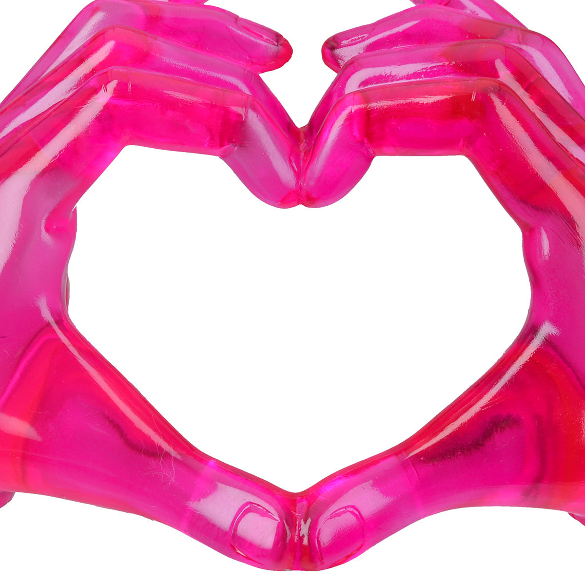 Roze Handen Hart Decoratie